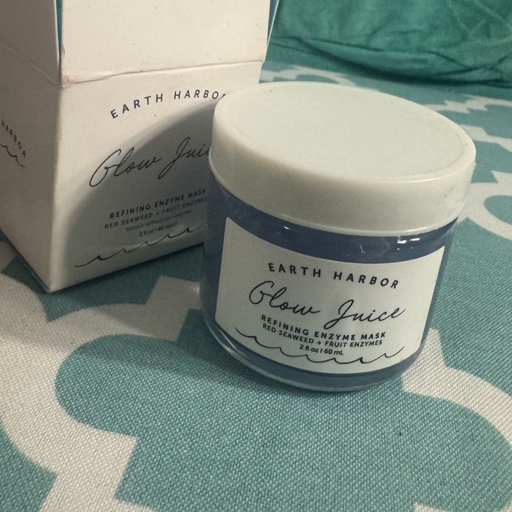 Earth Harbor Glow Juice Refining Enzyme Mask – Blue (Full Size)